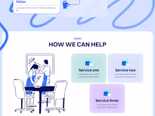 Cleaning startup website