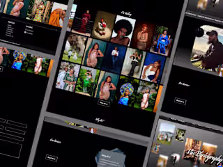 Modern Photograph Website GSAP animation | WordPress