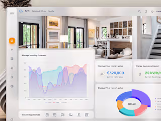 🏠 HomeVista – Smart Home Dashboard Design