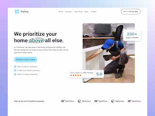 Website Design for Painting Service