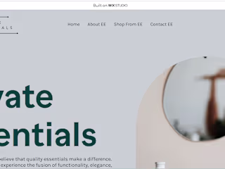E-Commerce Website Design for ElevateEssentials