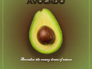 avocado advertising design