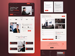 Business Coach Landing Page