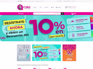Cool Prestashop eCommerce for Cima Running Store