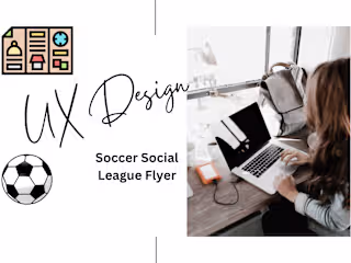 Soccer Social League multi-page flyer 