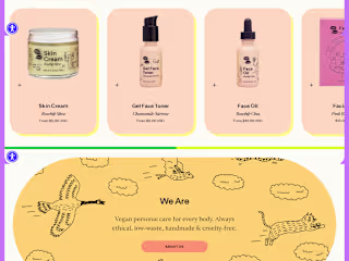Pixel Website design for Meow 