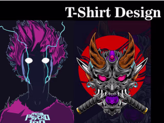 I will design creative graphic content t-shirt