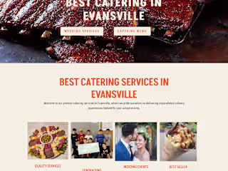 Millers Catering WordPress Website