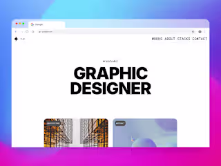 Flux : Creative Portfolio Design & Framer Development