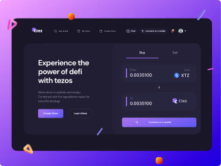Defi Crypto Exchange Dashboard Ui