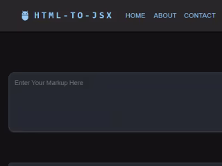 HTML-To-JSX