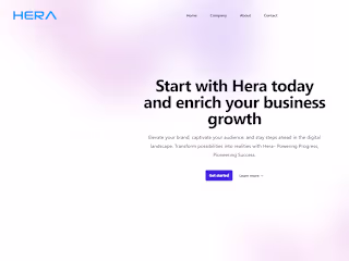 Hera - Software & Marketing services website