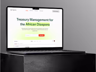 Aspora : Landing page design and development 