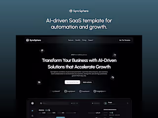 SyncSphere | Framer Saas Web Project