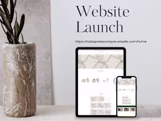Wix Website Design for Jewelry Brand