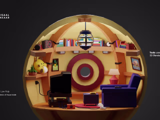3d Pokeball House on Behance