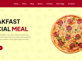 React Responsive Restaurant Website