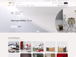 E-commerce | LIMETTE – Interior Design and Furniture Website