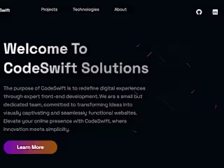 
Business Portfolio Landing Page