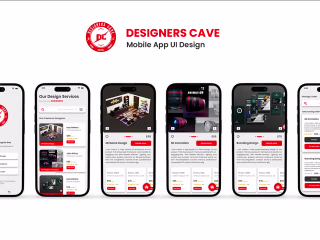 Designers Cave Mobile App UI Design on Behance