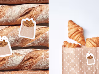 Illustrations and Internal Stickers for Bakery