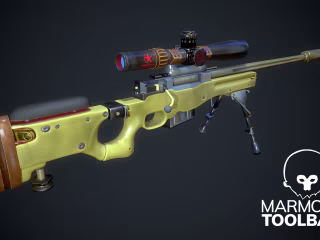 Stylized Sniper Rifle SV-98 on Behance