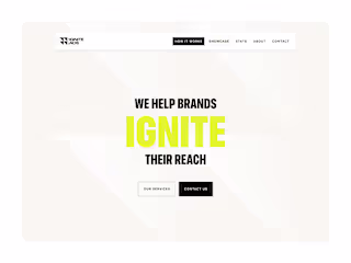 Conversion-Driven Landing Page for a Marketing Agency