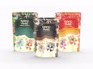 Island Nuts · Packaging design ::