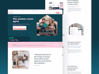 Nested: Marketing website design & development