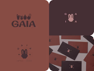 Earthy logo design collection