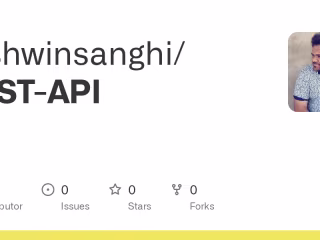 GitHub - yashwinsanghi/REST-API