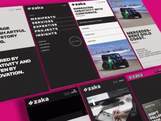 Custom Interactive Webflow Website for Zakazukah