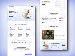 Responsive Logistic Service Landing Page 