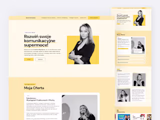Kama Kotowska - Landing Page Design
