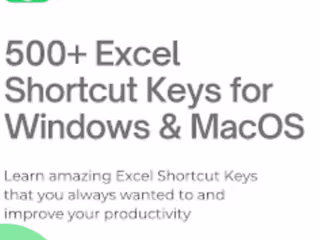 Excel Shortcut Keys