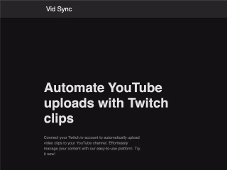 VidSync Compiler