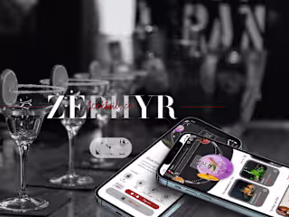 Zephyr: High-end drink| Mobile App| Branding| Logo