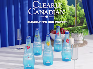 Clearly Canadian Sparkling Water Bottles Animation :: Behance