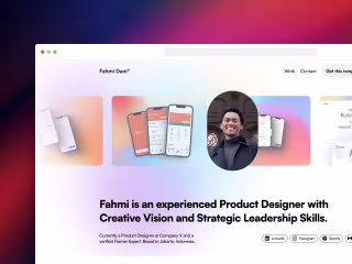 Portify - Framer Template for Designers