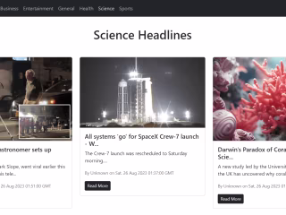 React Web Application with Api integration