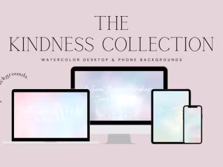 Kindness Phone & Desktop Watercolor Wallpapers