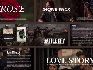 Film Pitch Deck Presentations