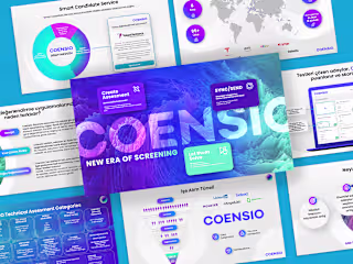 Presentation Design for the Startup Coens.io