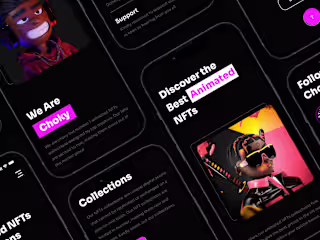 Modern Nft Landing Page Design.