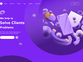 Landing Page for Geion Digital Agency