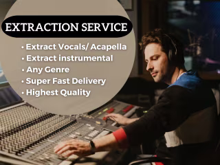 Vocal/ Instrumental Extraction