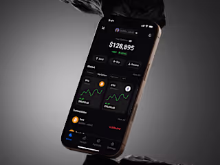 Crypto trading Mobile App design