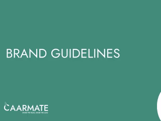 Brand Guideline Design for Caarmate
