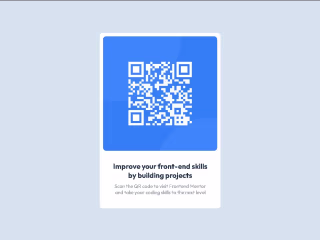 Frontend Mentor | QR code component