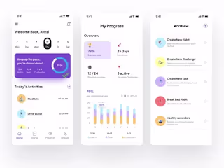 HabitPartner - Full app re-design